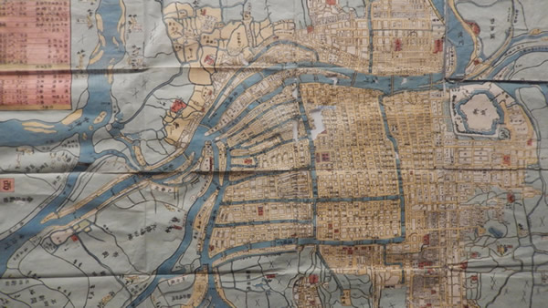 旧大阪城周辺地図